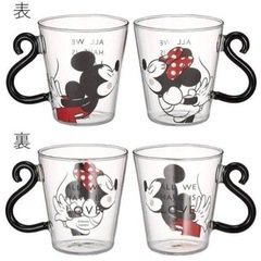 ミッキー&ミニー耐熱ペアマグの画像