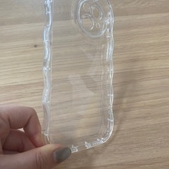 アクスタが入るスマホケース　iPhone13　iPhone14 iPhone15  透明　シェイカー　クリア　韓国　シャカシャカの画像
