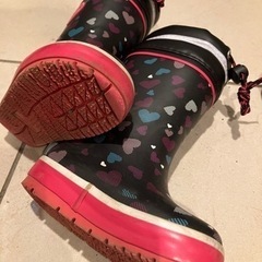 美品15cmレイン&防寒ブーツの画像