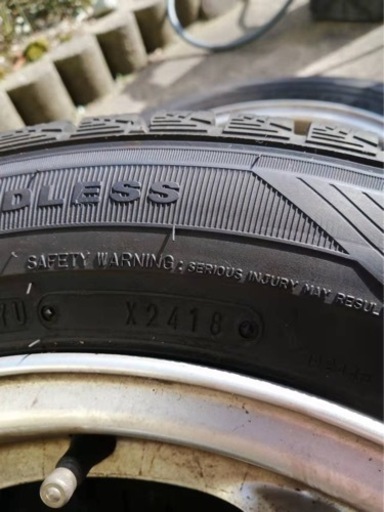 BMW R56MINI純正シルバー + DUNLOP 2018モデル 4本セット