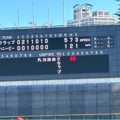 《連盟1部所属》【急募】強肩強打の外野手 - 府中市