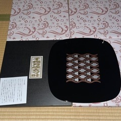 山中塗　折敷　お盆　新品4枚セット
