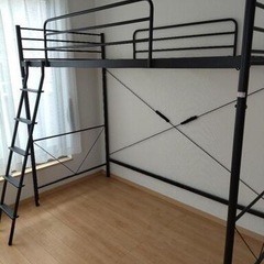 ロフトベットニトリパイプベット２段生活雑貨 洗濯用品 マットレスロープ