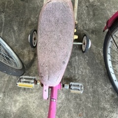 自転車　子供用　補助輪付き
の画像
