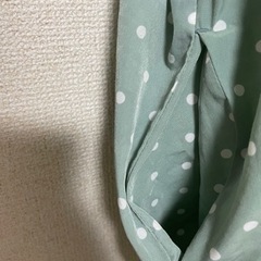 ミントグリーンと白の水玉のチュニックの画像