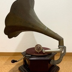 HMV 蓄音機 六角形 ラッパ ホーン 英国製 ヴィンテージ アンティーク オーディオ His Master’s Voice レア 