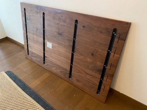 家具 ローテーブル 机　ウォルナット