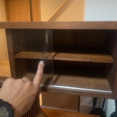 ディスプレイ棚　デザイン棚　木製　の画像