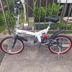 交渉中）コカ・コーラ 折り畳み自転車 20インチ 希少 新品