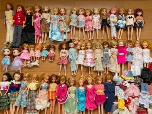 5/2 SALE【ジャンク品】リカちゃん人形など 大量まとめ売り☆計51体