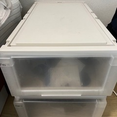 収納ケース２個（家具 収納家具 Fits）