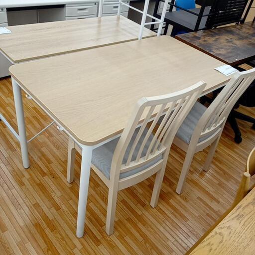 ★ジモティ割あり★ IKEA　ダイニングテーブルセット 椅子2脚　ナチュラル　クリーニング済　YJ2421
