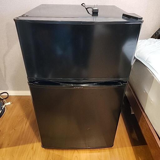 【引取限定でお願いします】2ドア冷蔵庫90L