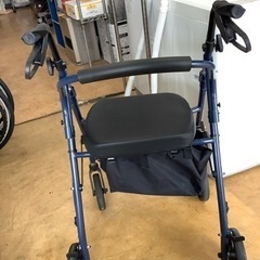シルバーカー 折りたたみ コンパクト ショッピングカート歩行補助 介護 アルミ ny595 リサイクルショップ宮崎屋　佐土原店　24.9.15Fの画像