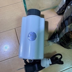 水槽とエアーポンプとお手入れセットまとめての画像