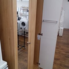 ★ジモティ割あり★  ワードロープ ライトブラウン H202×D55×W99 クリーニング済み MT1144の画像