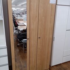 ★ジモティ割あり★  ワードロープ ライトブラウン H202×D...