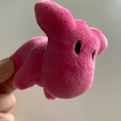 キャラクターのぬいぐるみキーホルダーの画像