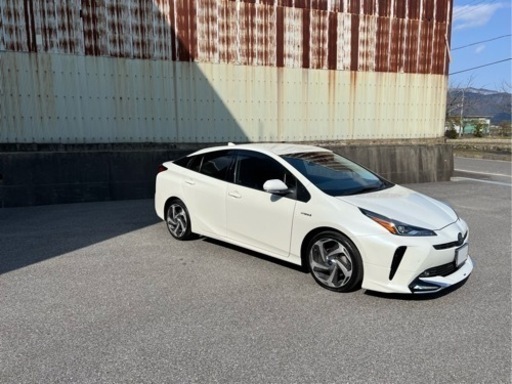 50プリウス 後期 Aプレミアム 車検満タン パール モデリスタ 9インチナビ