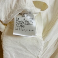 レース付きTシャツ　38sizeの画像