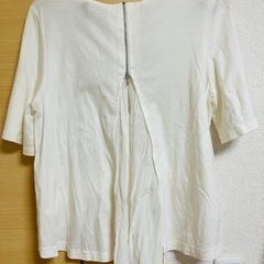 レース付きTシャツ　38sizeの画像