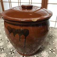 陶器製漬物壺常滑焼久松窯５号