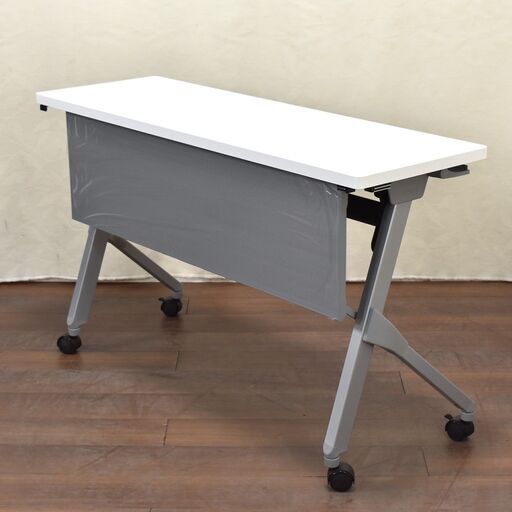 【川再出】≪yt1261ジ≫『複数在庫』【未使用】OKAMURA/オカムラ ミーティングデスク FLAPTOR/フラプター 81F11K 120x40cm MG99 会議テーブル  60331-11