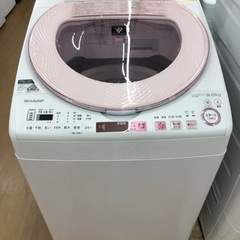 【店頭受け渡し】（228）SHARP　全自動洗濯乾燥機　ES-TX8A　2017年製　中古品