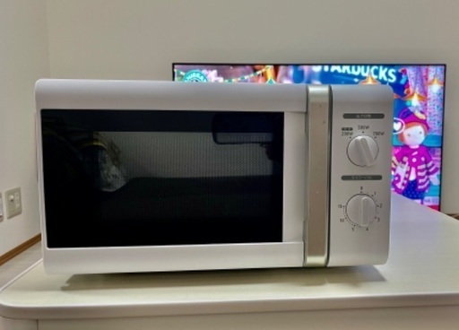 問題なく使える！【家庭用電子レンジ 50Hz専用】 PJRB-177-WH5 山善 2022年製