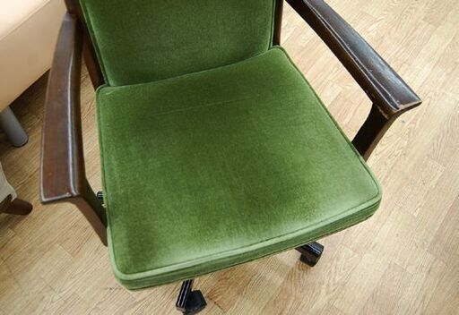 マルニ】アームデスクチェア オフィスチェア 椅子 地中海 モケット