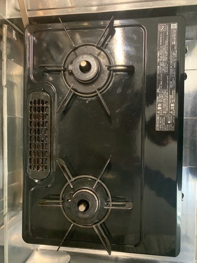 Rinnai 都市ガス　ガスコンロ　二口ガスコンロ　グリル