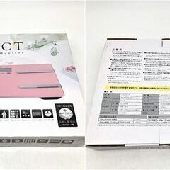 ss6323　体重計 2個セット タニタ BC-759 武田コーポレーション CSC161-P1 ピンク系 ヘルスメーター 小型 乗るピタ 体組成計 コンパクト ミニサイズ 体重計 中古の画像