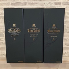 【空き瓶6本セット】ジョニーウォーカーブルーラベル空き瓶 化粧箱付き 送料込みの画像