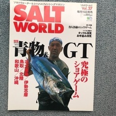 無料 釣り雑誌　枻出版社 SALT WORLD 5冊組の画像