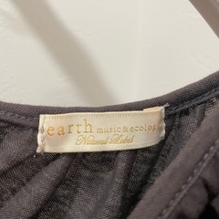 【earth music&ecology】パフスリーブ ワンピースの画像