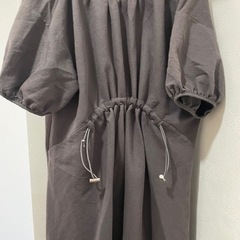 【earth music&ecology】パフスリーブ ワンピースの画像