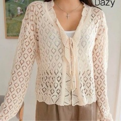 【SHEIN】DAZY ニット カーディガンの画像