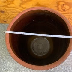 大甕　甕壺　メダカ鉢　金魚鉢　水鉢　レトロ　ガーデニングの画像