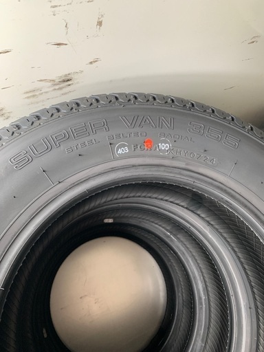 新品4本 145R12 6PR LT 2024年製 ヨコハマ スーパーバン 日本製