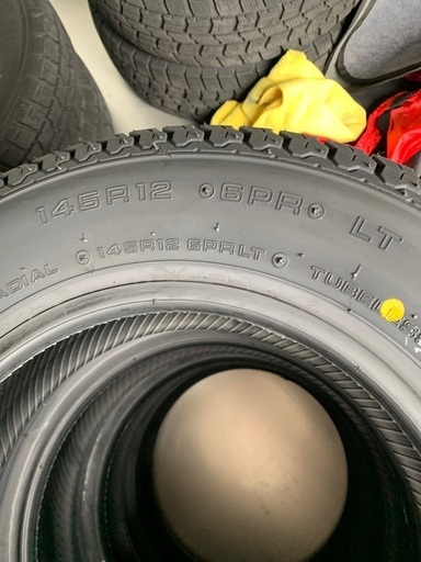 新品4本 145R12 6PR LT 2024年製 ヨコハマ スーパーバン 日本製