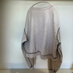 【JEANASIS】リバーシブル ステッチ スウェットの画像