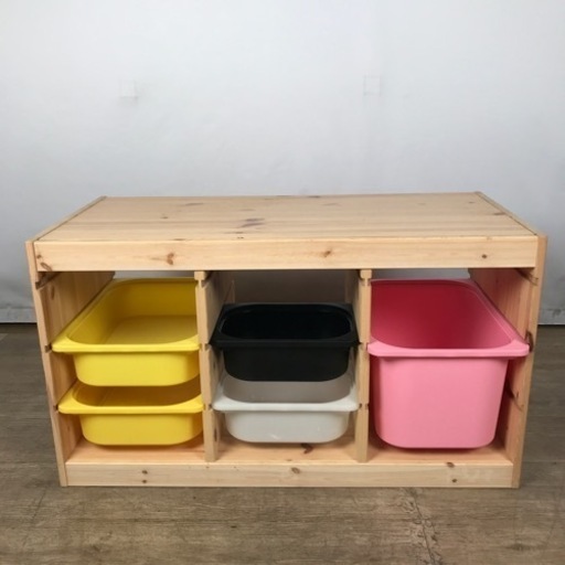 41 IKEA イケア TROFAST トロファスト 引き出し4つ付　（813047）