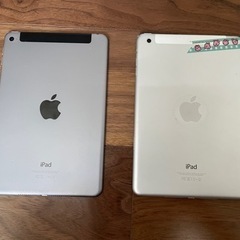 iPad mini 2台セット(1台使用可能ジャンク)の画像