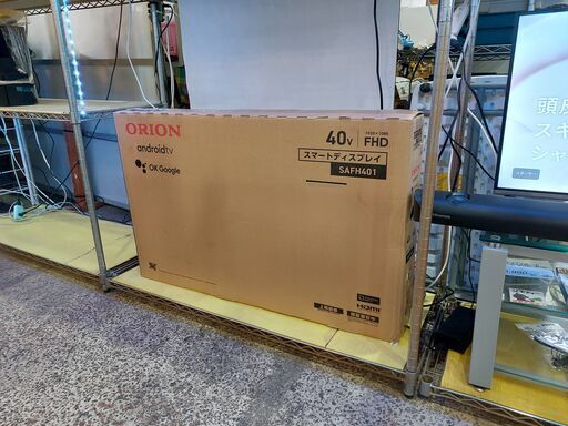 ✨安心の動作保証付✨ORION 2023年製 SAFH401 40インチチューナーレステレビ 【愛市IT008445-104】