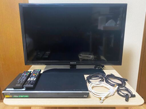 SONY液晶テレビ・SONYブルーレイレコーダー