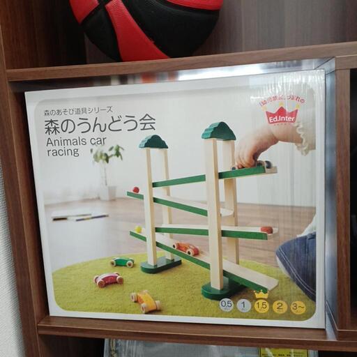 ★ジモティ割あり★ｴﾄﾞｲﾝﾀｰ　木の玩具　森の運動会　美品　現状販売【joh1254】