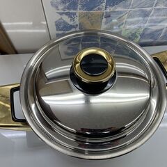 Tupperware Rainbow Cooker 両手鍋＋蒸し器 直径約23cm ステンレス