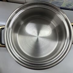 Tupperware Rainbow Cooker 両手鍋＋蒸し器 直径約23cm ステンレス