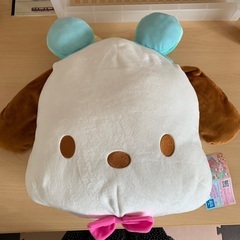 サンリオキャラクターズ　ハッピーマカロンバースデーフェイスクッシ...