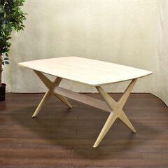 ≪yt1262ジ≫ nitori/ニトリ LD TABLE RELAX WIDE WW 140/リビングダイニングテーブル リラックスワイド 幅140cm 60421-08